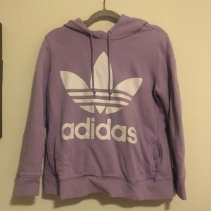 Purple Adidas Hoodie